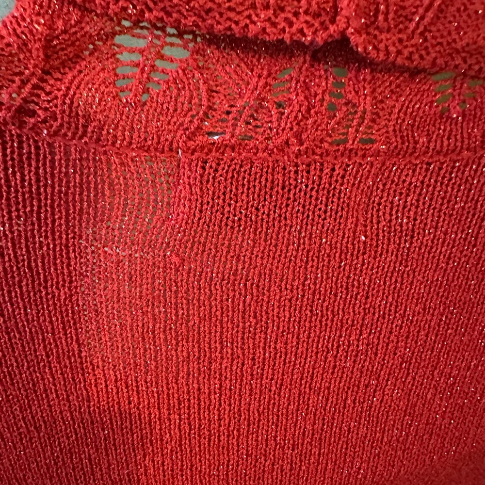 Classy red Alfred Dunner sweater - Picture 7 of 11
